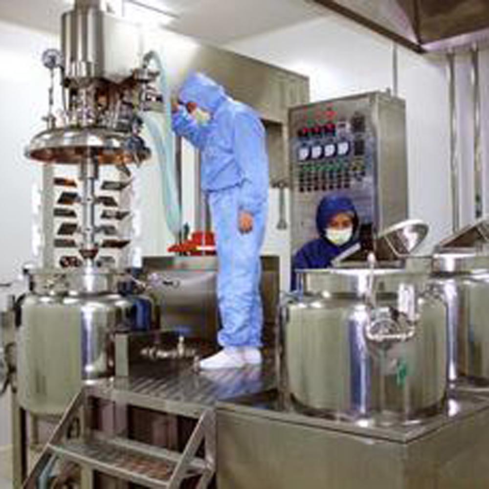 无锡诺亚专业生产用于化妆品膏霜物料生产的真空高速乳化机