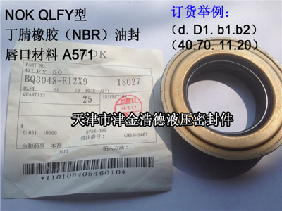 天津供应液压机械用进口QLFY型油封