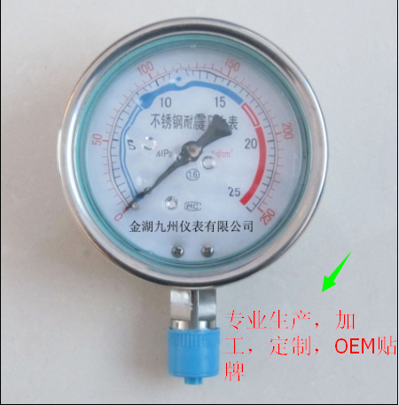 耐震压力表，YTN-100B,OMVGAR