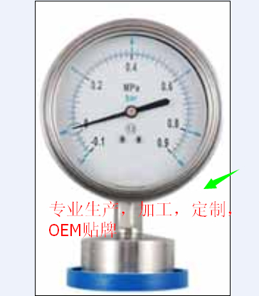 隔膜压力表，YTF-100B,OMVGAR