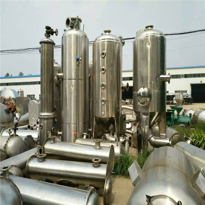 二手蒸发器 出售单效能缩蒸发器  升膜蒸发器  双效蒸发器