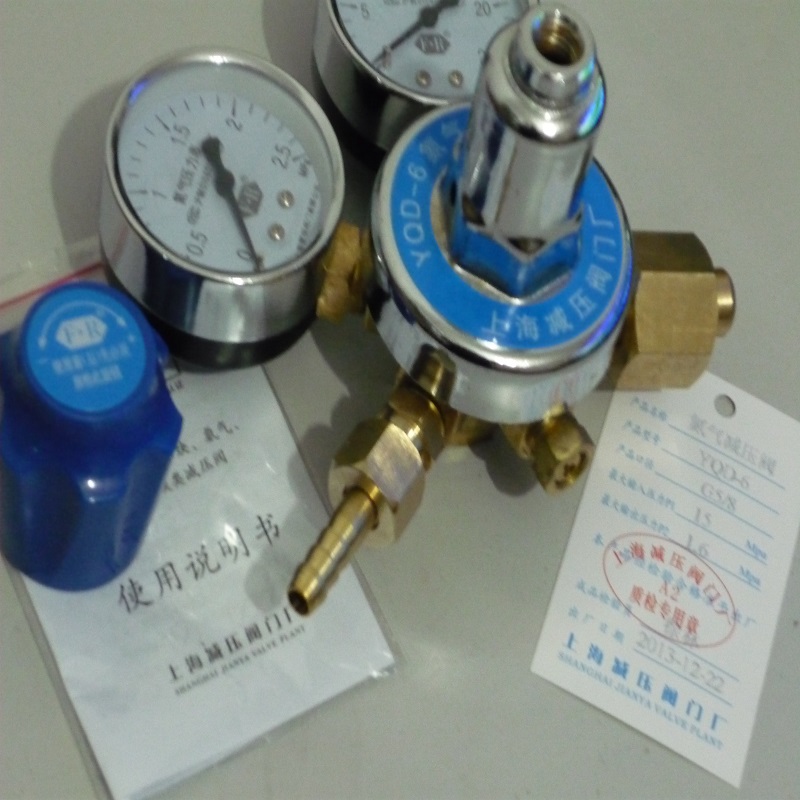 上海繁瑞氮气减压表YQD-6氮气减压阀YQD-6氮气减压器YQD氮气压力表厂家直销