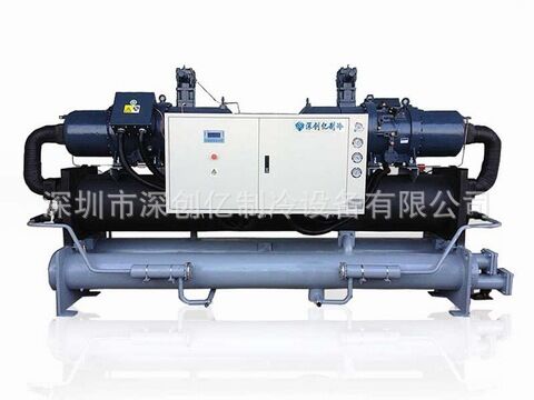 昌吉冷水机厂家直销化工厂专用30hp耐腐蚀盐水冷水机