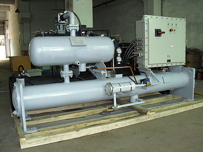 山东冻水机实力热销建筑业专用30HP防爆型工业冷水机