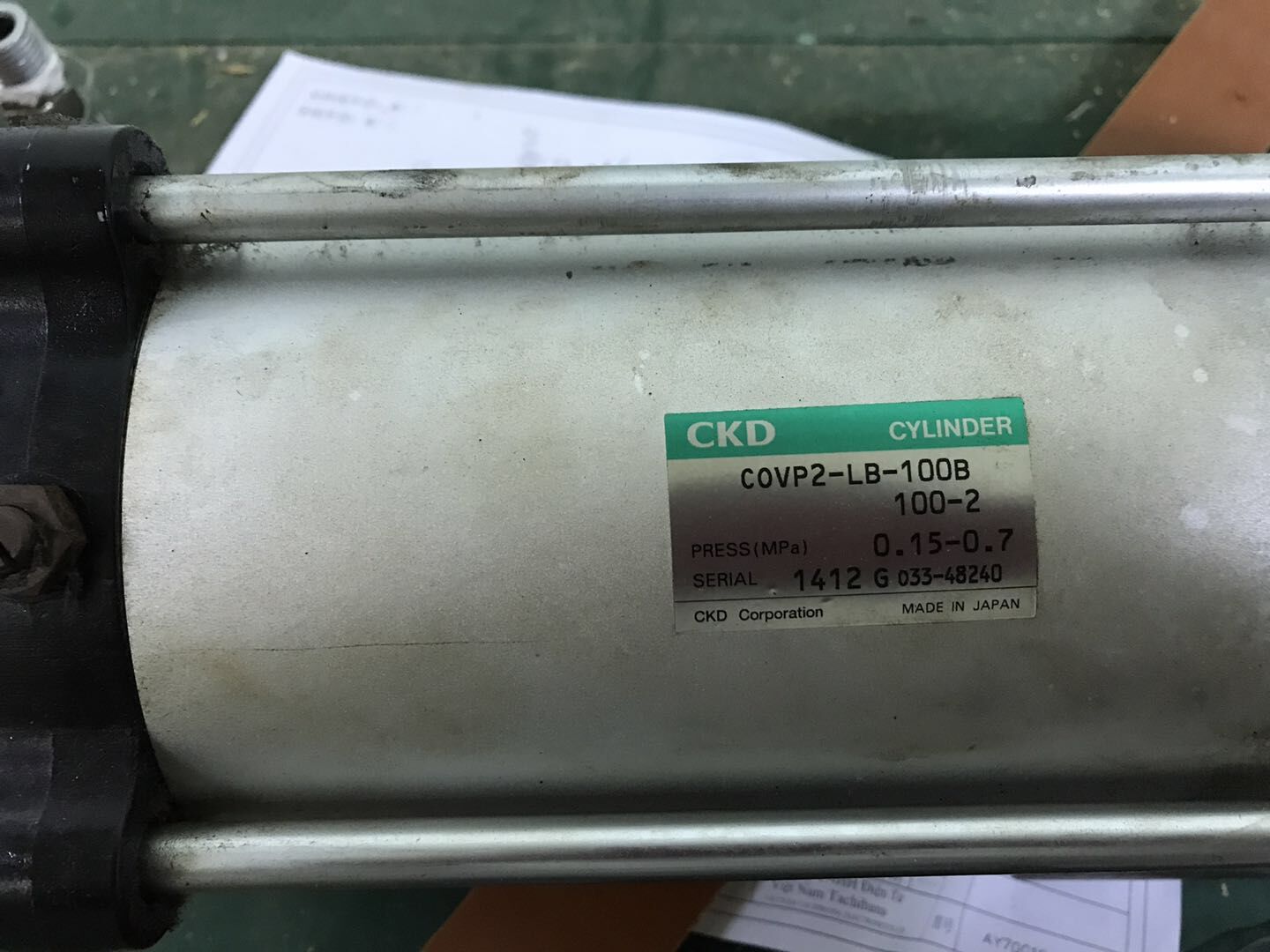全新COVP2-LB-100B-100-2，日本CKD气缸