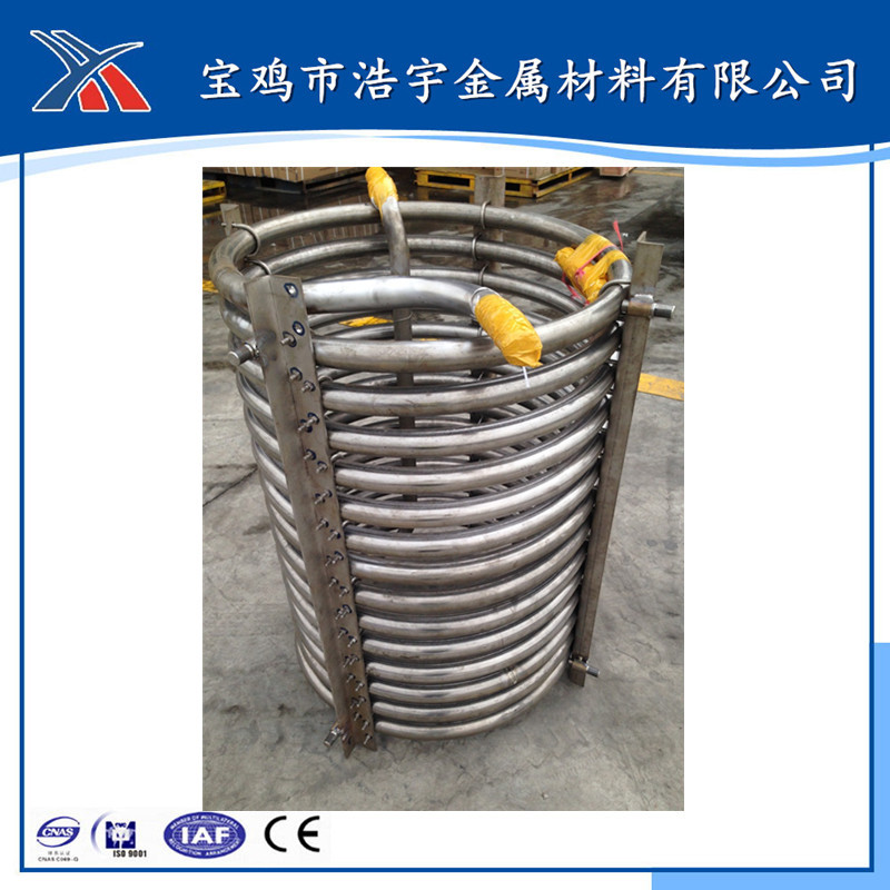 厂家生产纯钛盘管、反应釜内盘管、TA10钛合金盘管 超长质保
