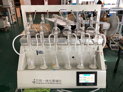 贵阳智能二氧化硫测定仪JTSO2-6000食品蒸馏装置高配版