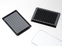 上海晶安激光共聚焦显微镜专用塑料玻璃底细胞培养板 黑色透光96孔12孔24孔6孔玻底板