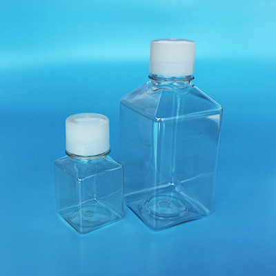 上海晶安500ml试剂分装pete无菌瓶 耐低温培养基方形瓶