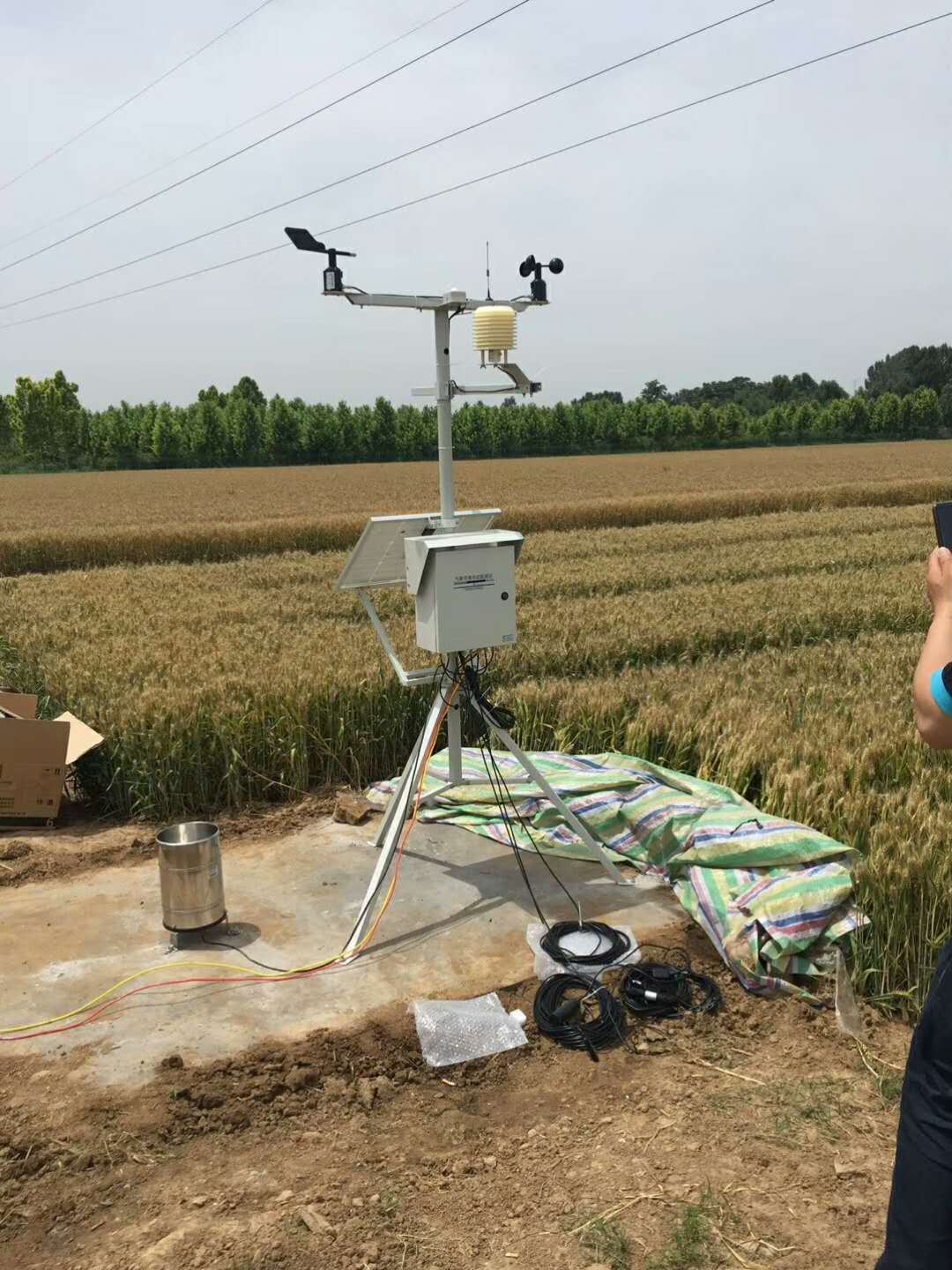 生态农业气象仪器设备土壤监测气象站