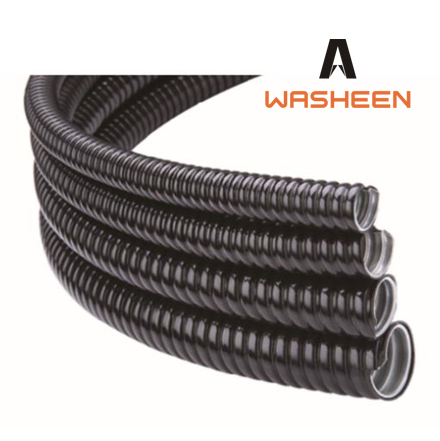 包塑金属软管包塑管PVC外层穿线管电缆保护 华浔电气