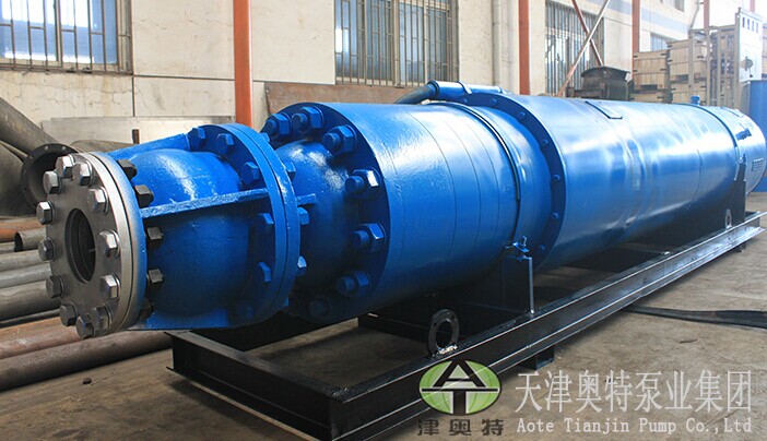 天津奥特泵业厂家供应高扬程大流量高压矿用潜水泵
