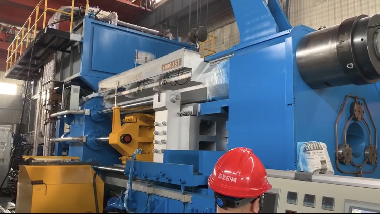 无锡挤压机 1000吨液压铝型材挤压机