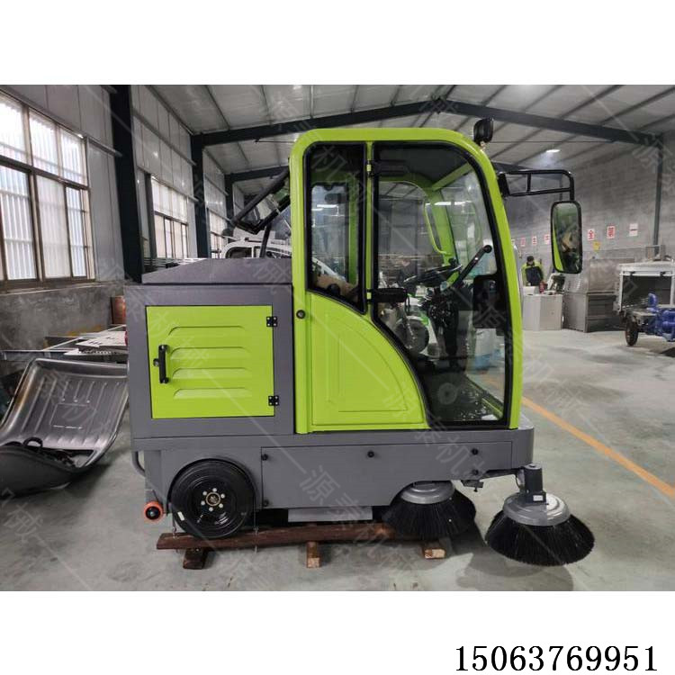 新能源自動(dòng)掃地車 小型駕駛式吸塵灑水電動(dòng)掃地車