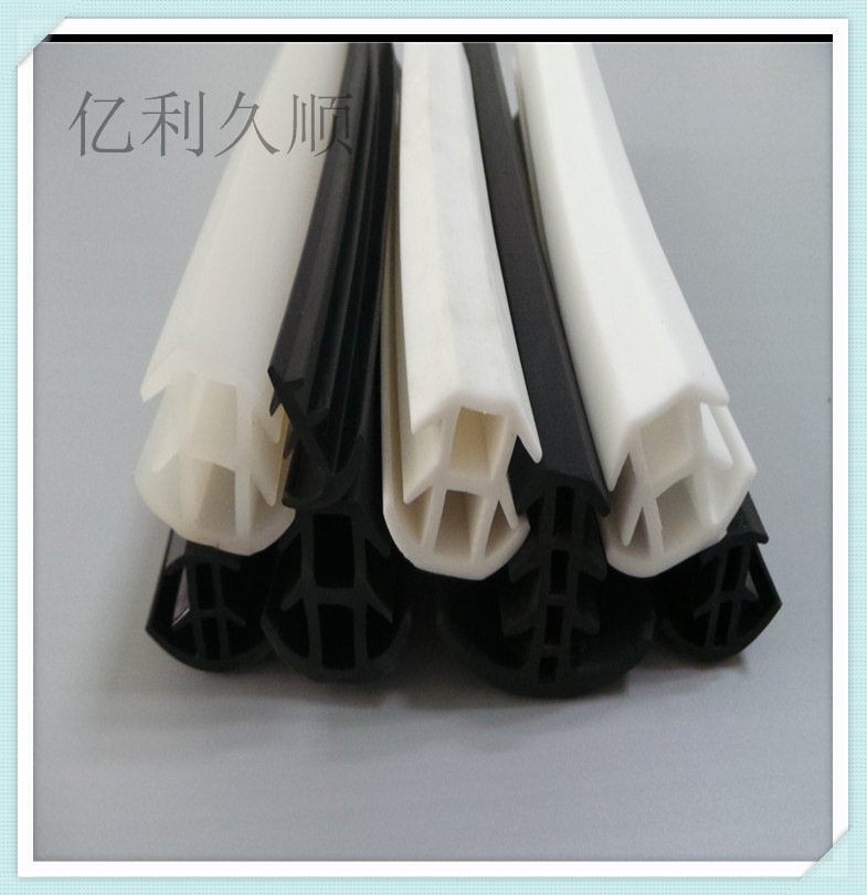 PVC太阳能光伏板硅胶条 硅胶T型条太阳能板 三元乙丙T型密封条