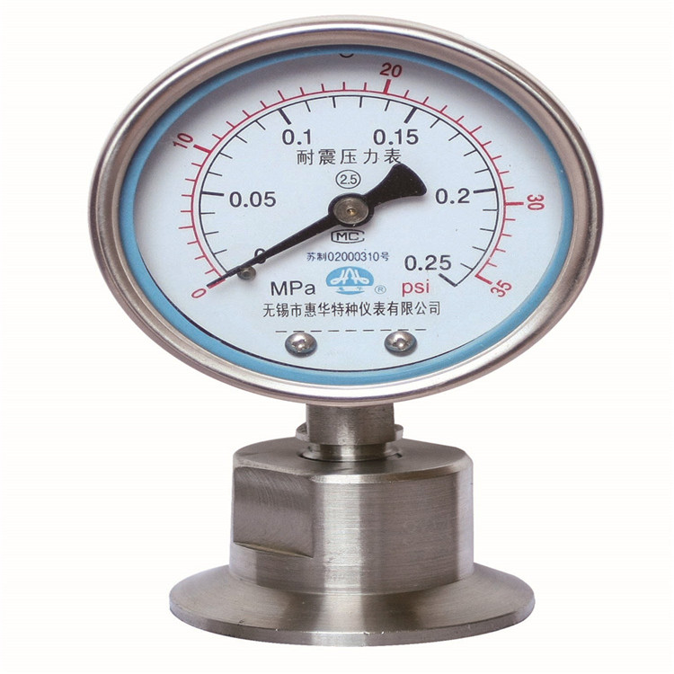 卫生型隔膜压力表Y60/100/150-MK（MN）
