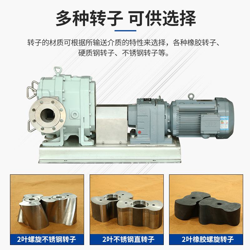 秦平机械厂家供应200立方污水污泥转子泵