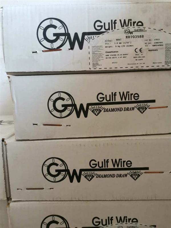 加拿大高尔夫Gulf Wire 4043铝合金焊丝ER4043铝硅焊丝