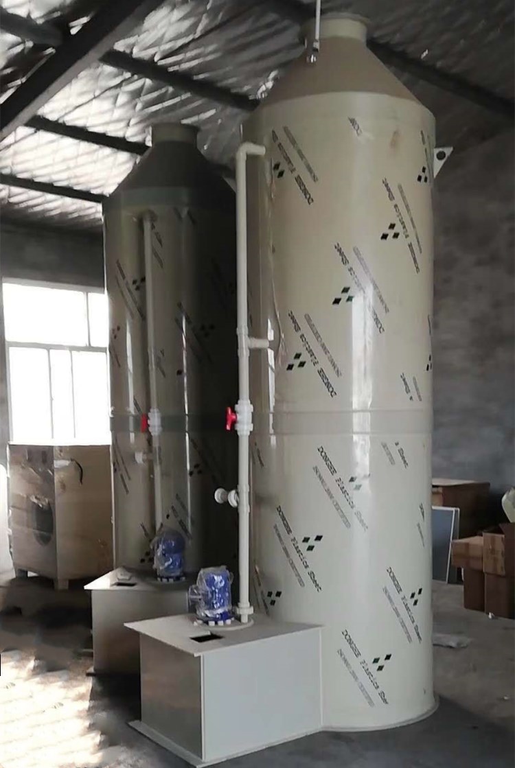 不锈钢喷淋塔喷漆房供应废气处理PP喷淋塔工业废气处理脱硫塔