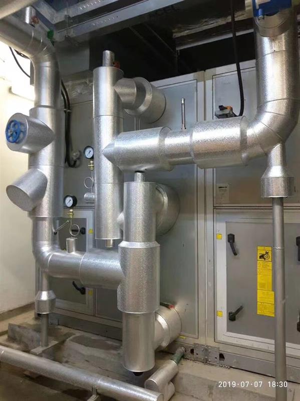 電加熱油爐保溫工程導熱油管道保溫施工隊