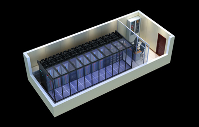 上海施耐德機房|科華慧云|海信機房效果圖制作